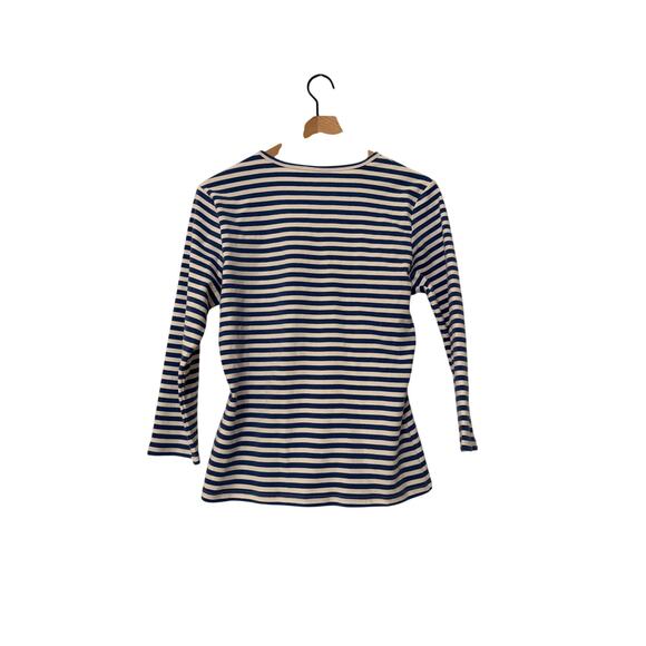 NWT J. Mclaughlin Stripe Sinclair Long Sleeve T-Shirt - Picture 6 of 6